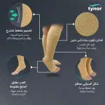 Tynor مشد دوالي تحت الركبة I16