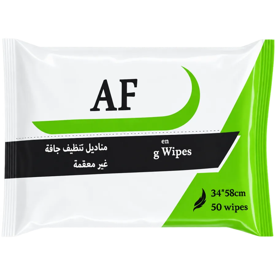 مناديل جافة مقاس 58*34