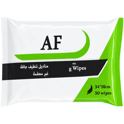مناديل جافة مقاس 58*34